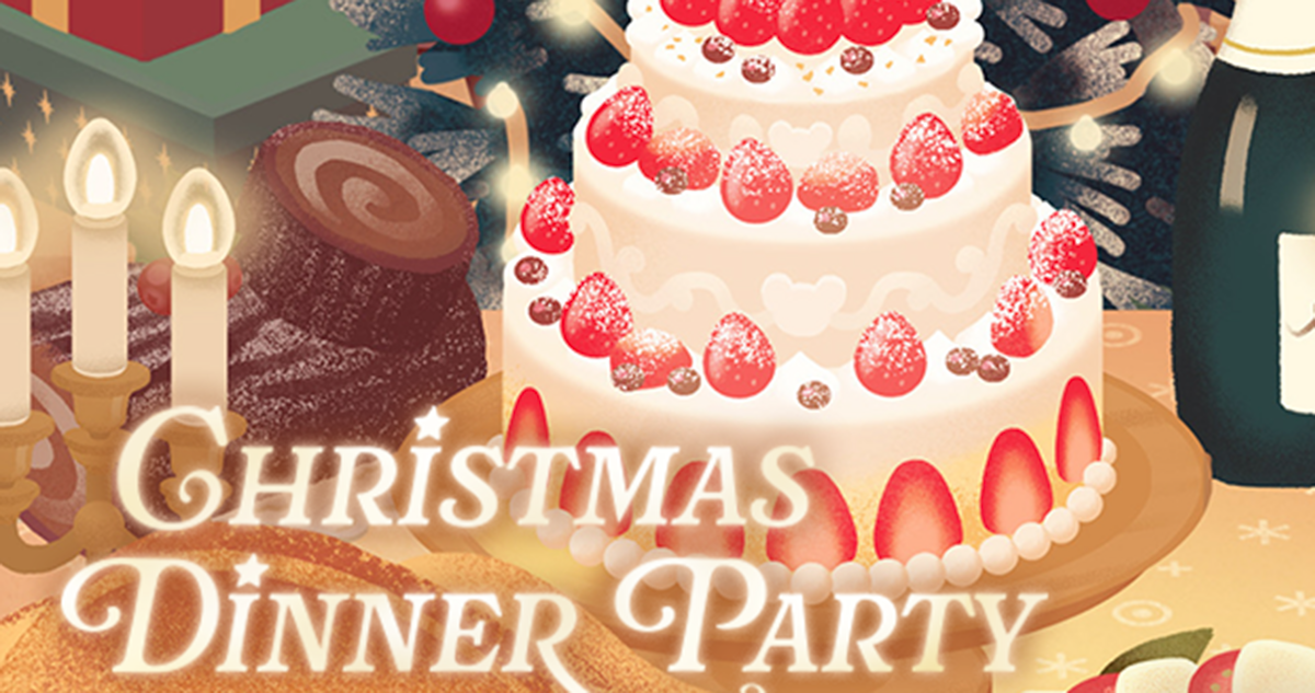 Christmas dinner party